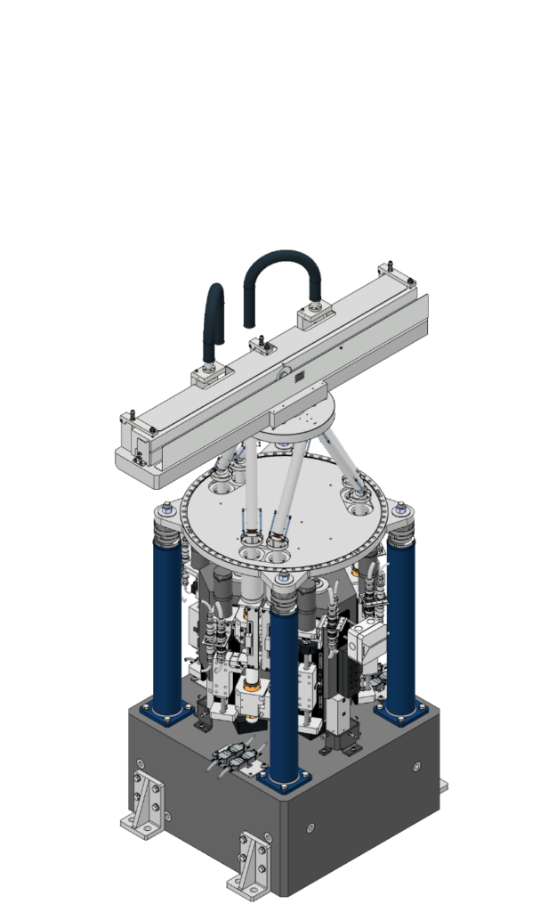 P490 - Mirror unit M1 - Bestec GmbH_02 P490 - Constant-strut-length hexapod mechanism mirror unit (M1) for soft X-ray synchrotron radiation - MIFO beamline at National Metrology Institute (PTB) Germany